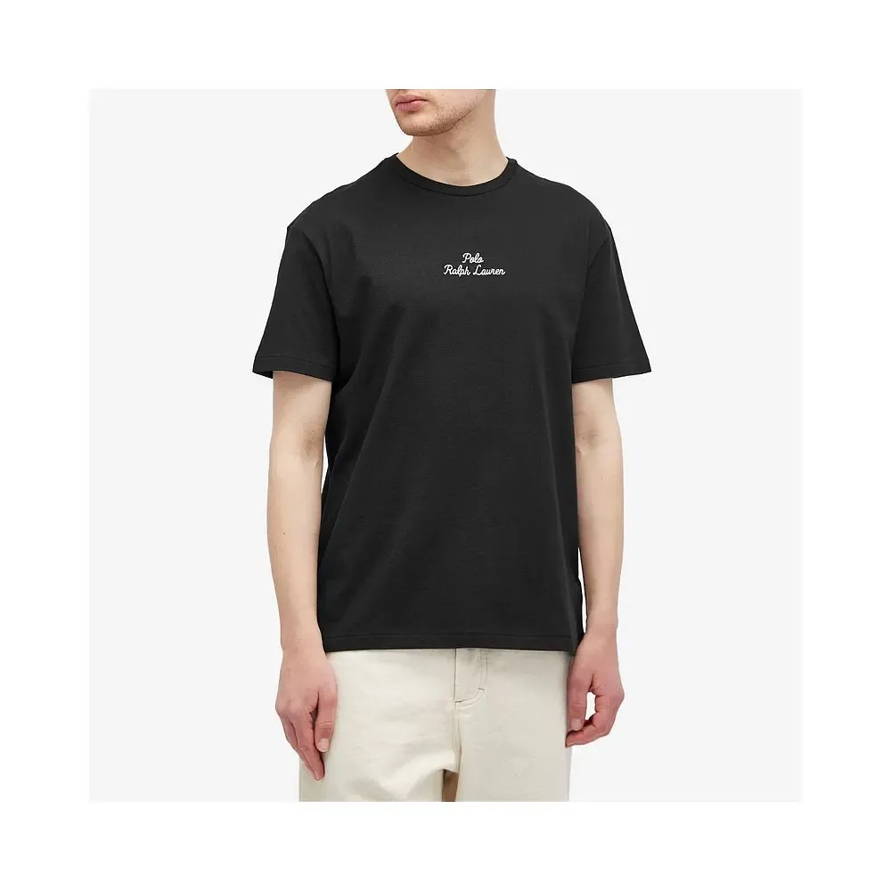 P130 Style number: RL004】Ralph Lauren/Ralph Lauren 25ss summer new English letter embroidered round neck T-shirt